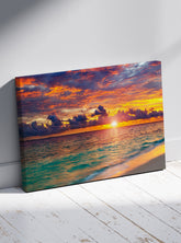 Zalazak sunca pored mora 1