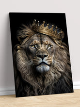 Lav kralj sa krunom